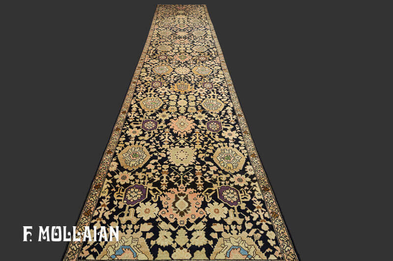 Very Long Karabakh (Qarabağ) Antique Runner Carpet  n°:27969186